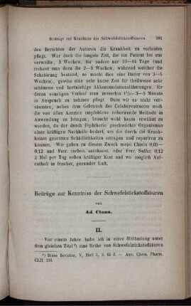 Beiträge zur Kenntniss der Schwefelstickstoffsäuren.