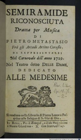 Semiramide riconosciuta