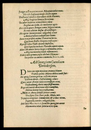 Ad Georgium Cunelium Dresdensem.
