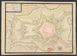 Plan de la cittadelle de Strassburg