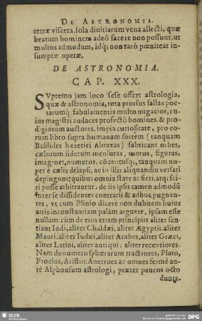 De Astronomia. Cap. XXX.