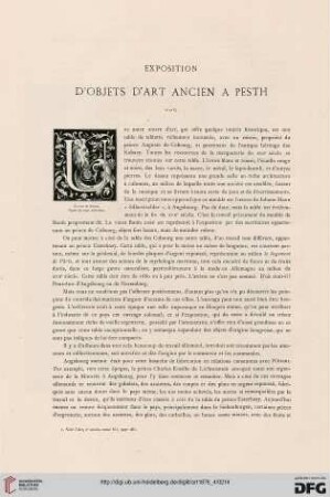 2: Exposition d'objects d'art ancien a Pesth, [2]