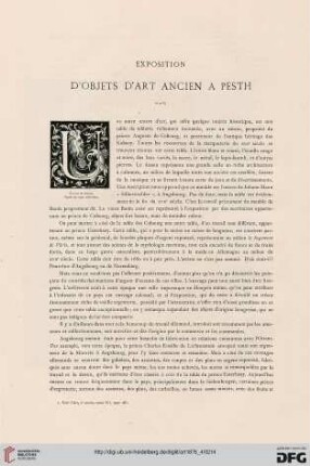 2: Exposition d'objects d'art ancien a Pesth, [2]