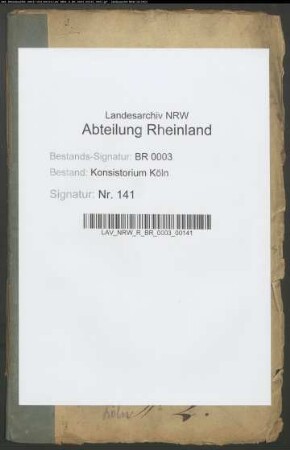 Wiederherstellung der geistlichen Gerichtsbarkeit