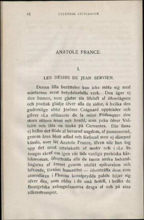 Anatole France.