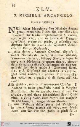 Num. XLVI.: Sant‘ Eufemia