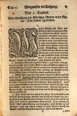 Morgenröte im Aufgang, Das ist: Die Wurtzel oder Mutter Der Philosophiae, Astrologiae und Theologiae, Aus rechtem Grunde. Oder Beschreibung der Natur, Wie Alles gewesen und im Anfang worden ist : wie die Natur und Elementa Creatürlich worden seynd ... Alles von neuem übersehn, und mit Fleiß nach des Authoris eigenem Manuscripto corrigiret und verbessert