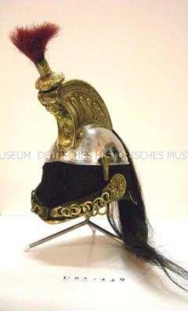 Helm Modell 1858 für Mannschaften, Linien-Kürassiere, Frankreich