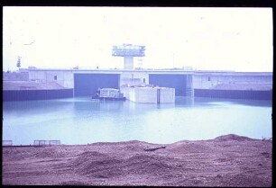Bauzustand Schleuse Iffezheim