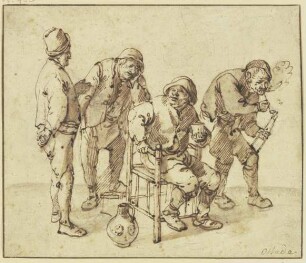 Gruppe von vier Bauern