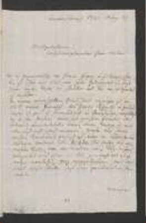 Brief von Johann Erdwin Christoph Ebermaier an Johann Jacob Kohlhaas