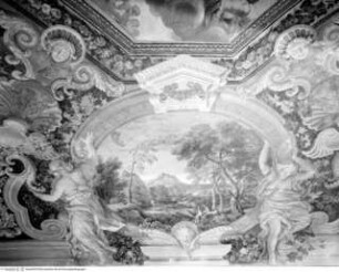 Landschaftsbilder, Landschaft mit Weinlese
