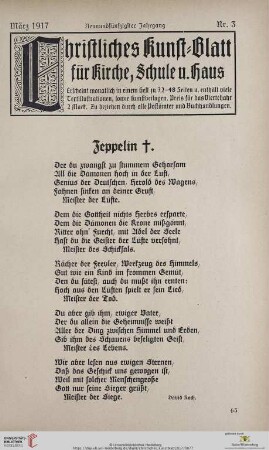 Nr. 3 (März 1917)