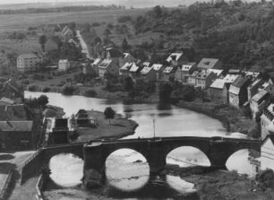 Wehr und Schleuse Runkel/Lahn