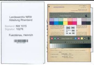 Entnazifizierung Heinrich Fuerstenau , geb. 31.12.1903 (Lehrer)