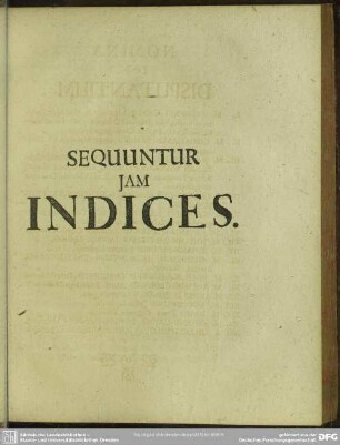 Sequuntur Jam Indices