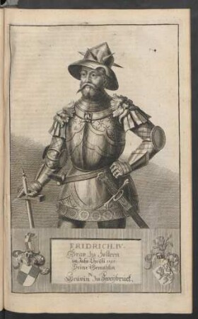Fridrich. IV. Grav zu Zollern im Jahr Christi 1195. Seine Gemahlin N. Grävin zu Zweybrück