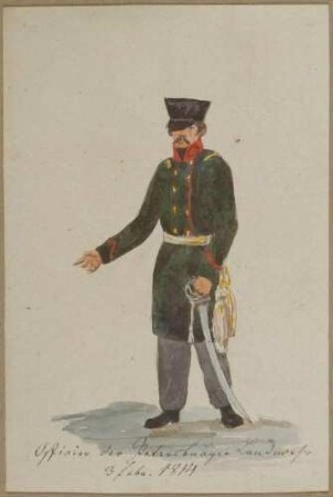 Offizier der Petersburger Landwehr, 1814