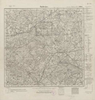 3713 (alte Nr.: 2010) Hasbergen, Meßtischblatt (4cm - Karte)