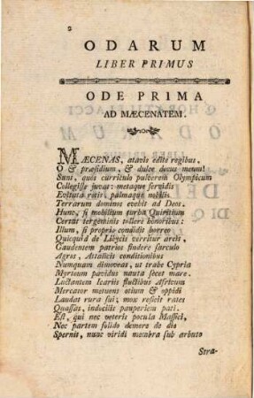 Le Odi di Orazio