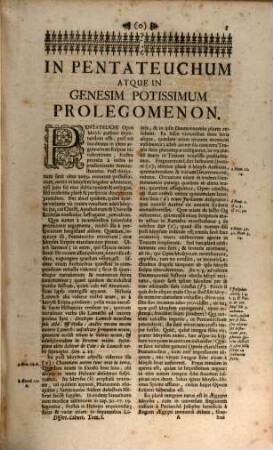 Prolegomena, Et Dissertationes In Omnes Et Singulos S. Scripturæ Libros, Tomus Primus