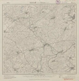 5437 (alte Nr.: 132, 3185) Mühltroff (Sächs.)-Lössau (Preuß.)