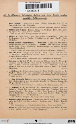 Versteigerung am 19. Dezember 1931 (Nr. 1-454)