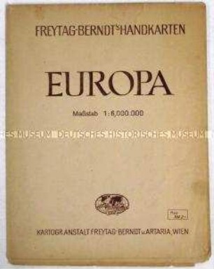 Politisch-administrative Karte von Europa und Nordafrika