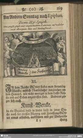 XI. Wercke der Finsterniß unter der Masque
