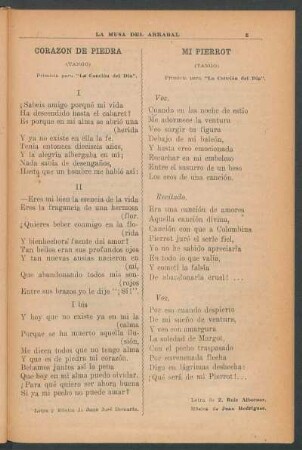 Mi pierrot : (Tango)