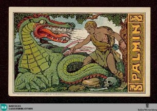 Serie N. 93, Blatt N. 2: Siegfried's Kampf mit dem Drachen