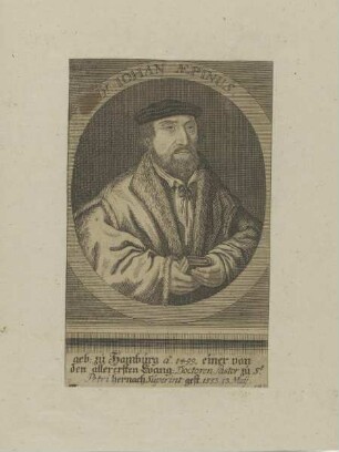 Bildnis des Iohan Aepinus