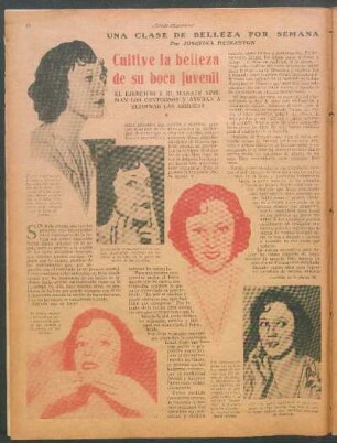 Cultive la belleza de su boca juvenil : Una clase de belleza por semana