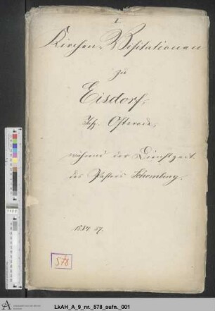 Eisdorf: Visitationsakten