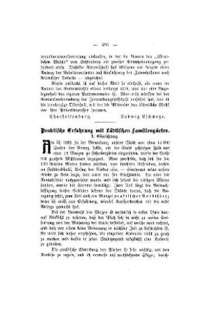 Praktische Erfahrung mit städtischen Familiengärten