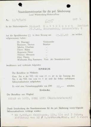 Matthiesen, Richard