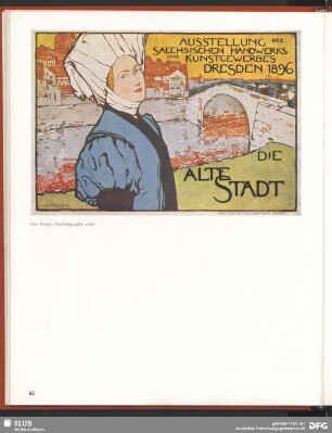 Ausstellung des sächsischen Handwerks und Kunstgewerbes Dresden 1896. Die alte Stadt