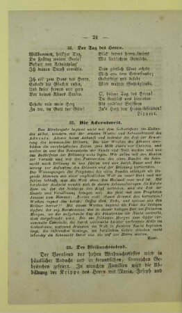 33. Der Weihnachtsabend