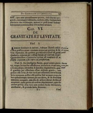 Cap. VI. De Gravitate Et Levitate. - Cap. IX. De Igne.