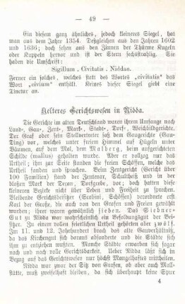 Aelteres Gerichtswesen in Fulda.