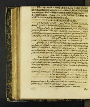Refutatio rationum dubitandi. [u. a.]