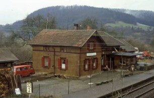 Ottendorf Bahnwärterhaus Bahnsteig