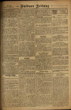 Zweite Ausgabe vom Samstag, den 04. Oktober 1919.