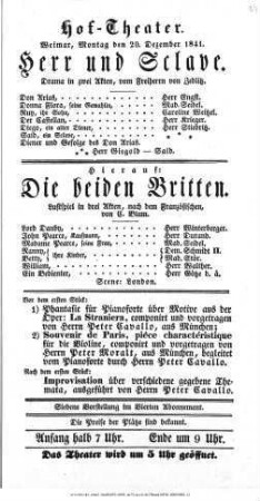 Herr und Sclave