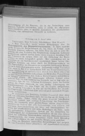 Sitzung am 9. Juni 1891.
