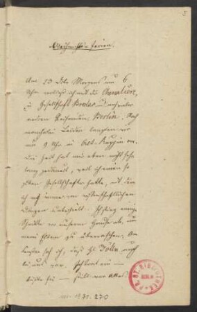 Dezember 1831 (ab 23.12.)