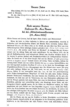 Unsere Toten