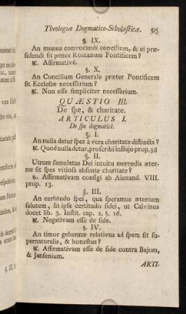 95-101, Quaestio III