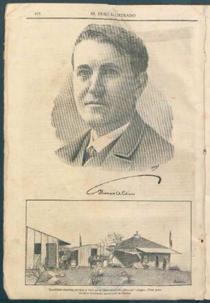 [Retrato de Thomas A. Edison.]
