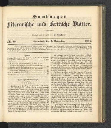 No. 88. 3. November 1855